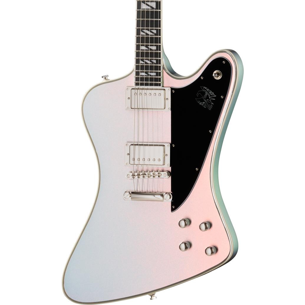 B-Stock : Epiphone Futura Firebird Custom Electric Guitar in Quicksilver Shift #001