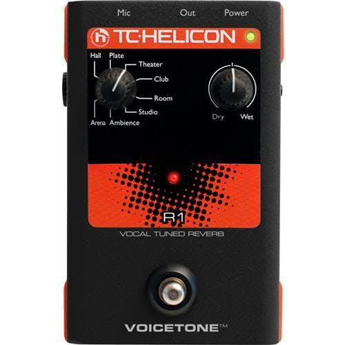 B Stock : TC Helicon VoiceTone R1 stomp box Vocal tuned Reverb - works with Mic Control switch on MP-75 - 001 B Stock : TC Helicon VoiceTone R1 stomp box Vocal tuned Reverb - works with Mic Control switch on MP-75 - 001