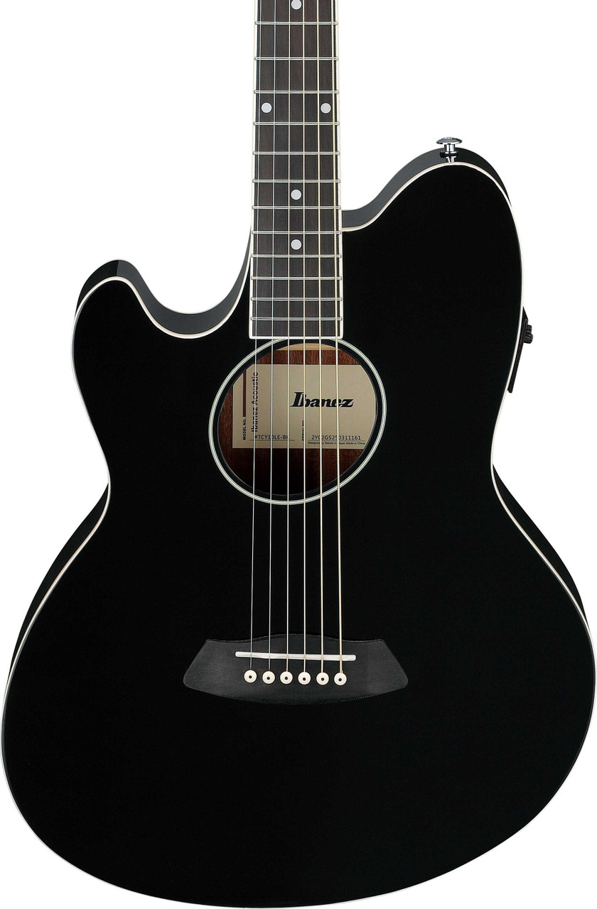 Ibanez TCY10LE Talman Electro Acoustic High Gloss Left Handed in Black