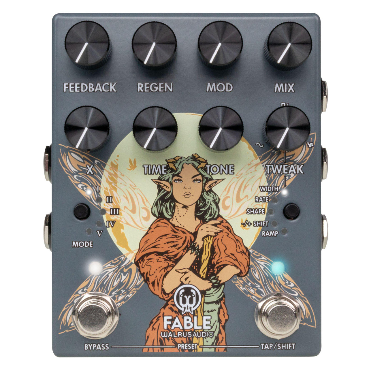 Walrus Audio Fable MKII Granular Soundscape Generator FX Pedal in Grey Walrus Audio Fable MKII Granular Soundscape Generator FX Pedal in Grey