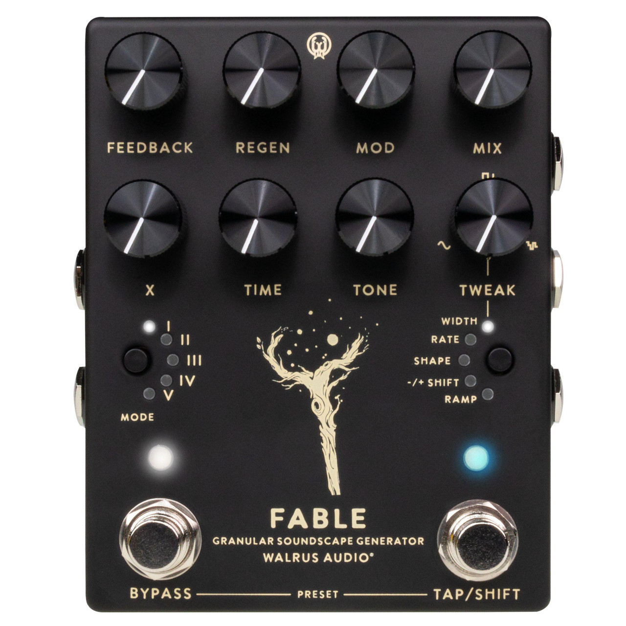 Walrus Audio Fable MKII Granular Soundscape Generator FX Pedal in Black Walrus Audio Fable MKII Granular Soundscape Generator FX Pedal in Black