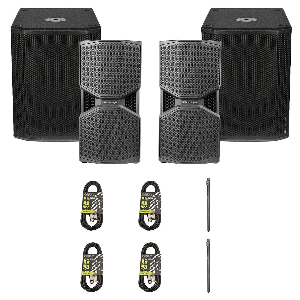 dB Technologies Reevo 210 Event PA Bundle with SUB915 Subwoofers dB Technologies Reevo 210 Event PA Bundle with SUB915 Subwoofers