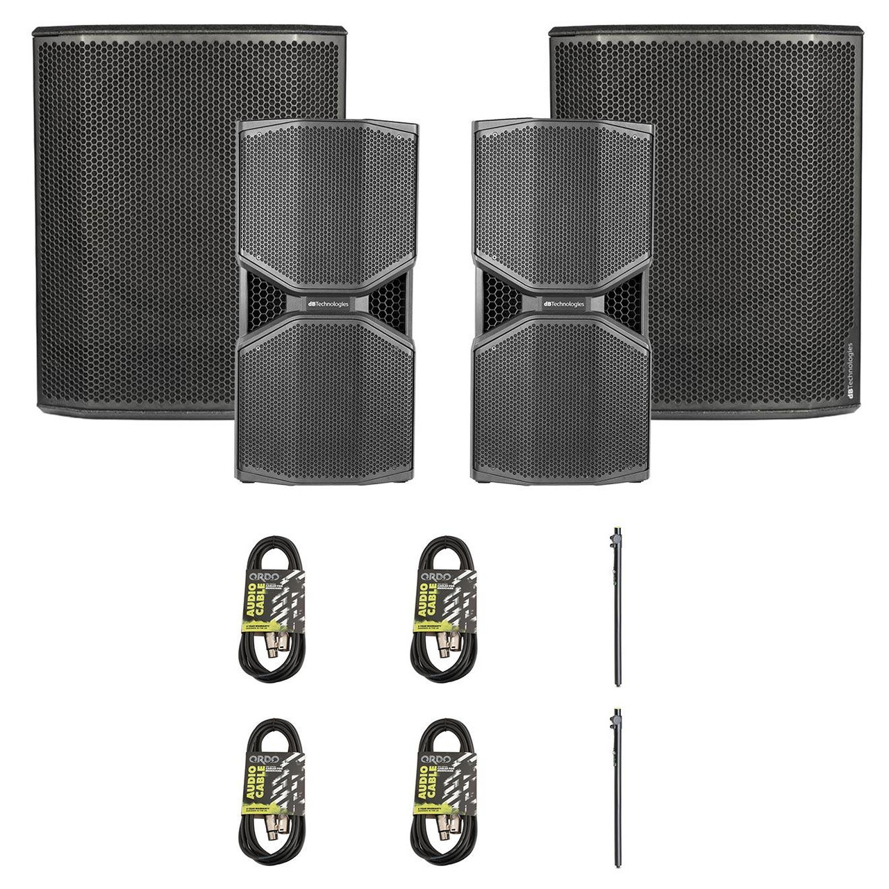 dB Technologies Reevo 212 Backline PA Bundle with SUB918 Subwoofers dB Technologies Reevo 212 Backline PA Bundle with SUB918 Subwoofers