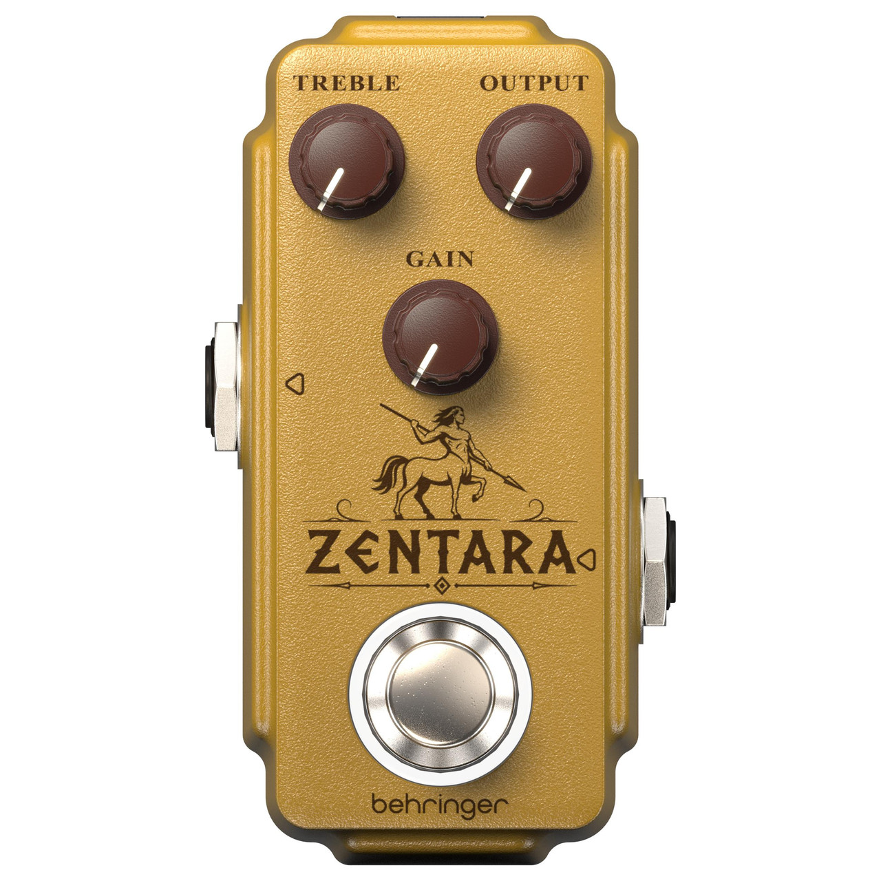 Behringer Zentara Mini Overdrive Pedal in Gold Behringer Zentara Mini Overdrive Pedal in Gold
