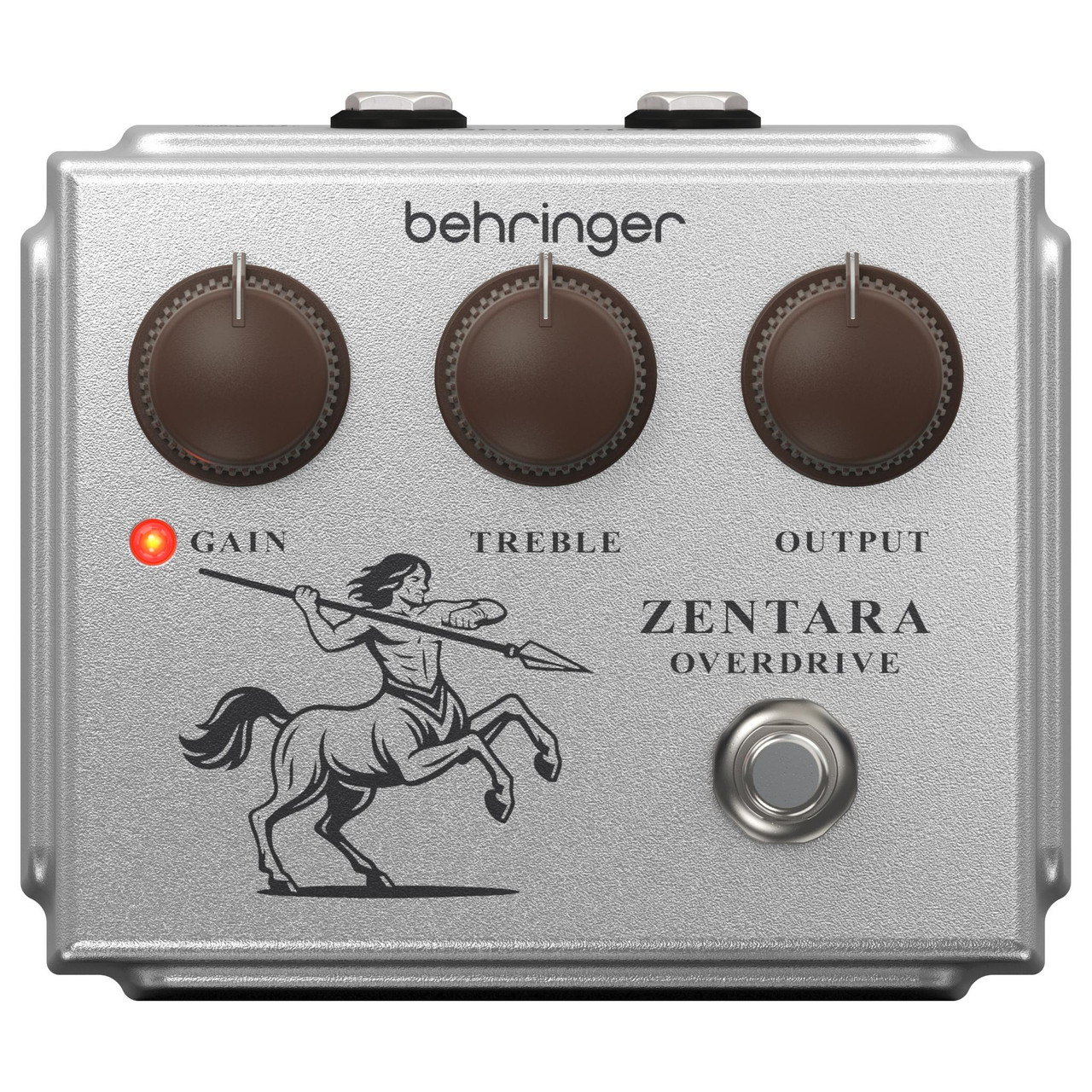 Behringer Zentara Overdrive Pedal in Silver Behringer Zentara Overdrive Pedal in Silver