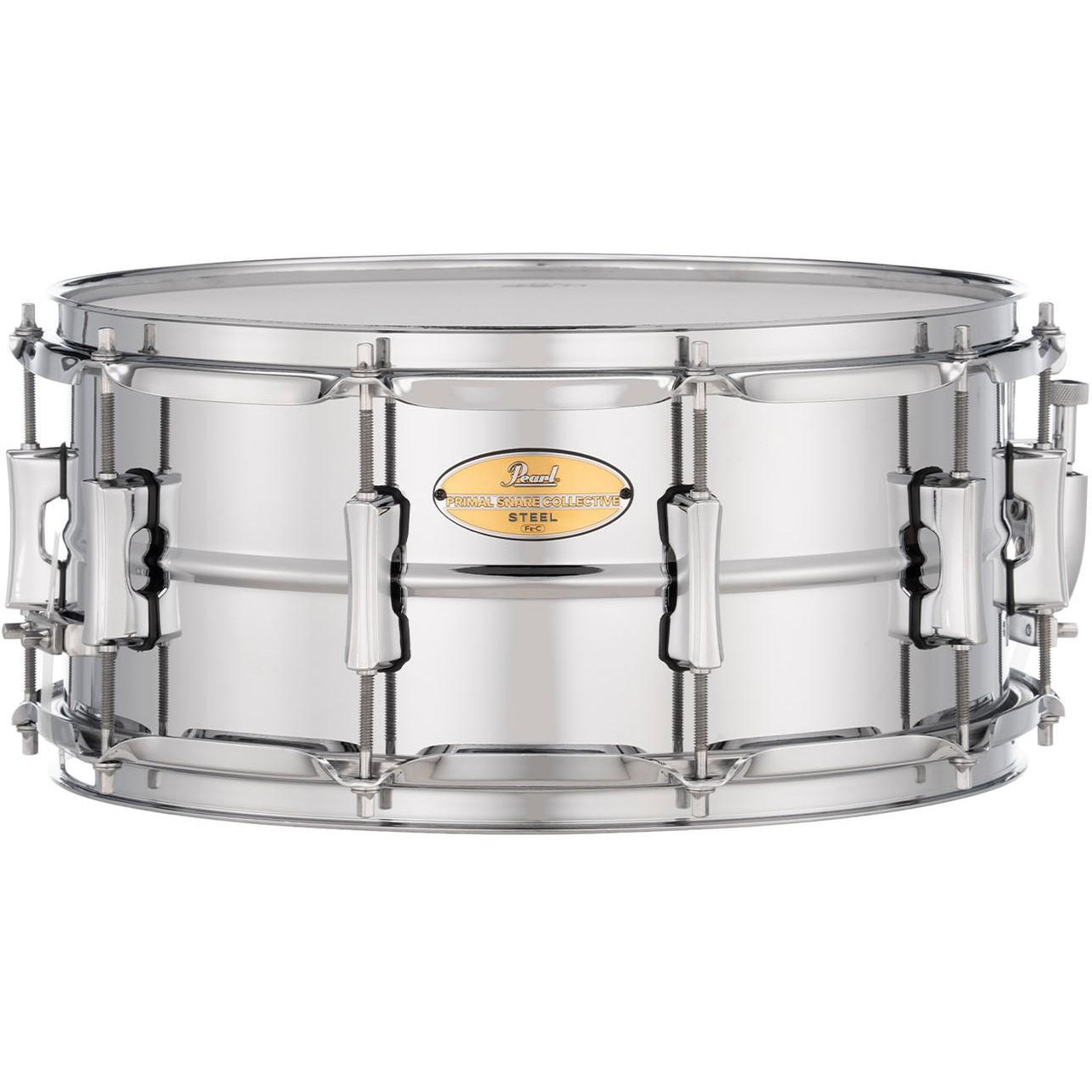 Pearl Primal Series 14x6.5 Steel Shell Snare Drum Pearl Primal Series 14x6.5 Steel Shell Snare Drum