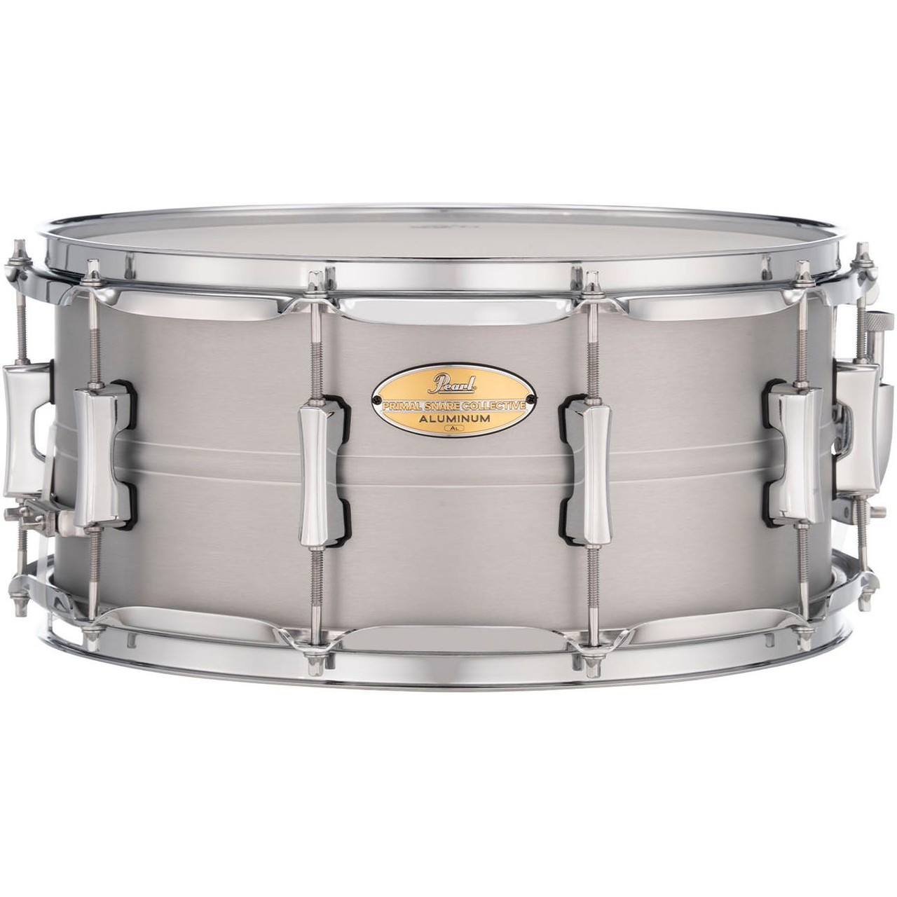 Pearl Primal Series 14x6.5 Aluminum Shell Snare Drum Pearl Primal Series 14x6.5 Aluminum Shell Snare Drum