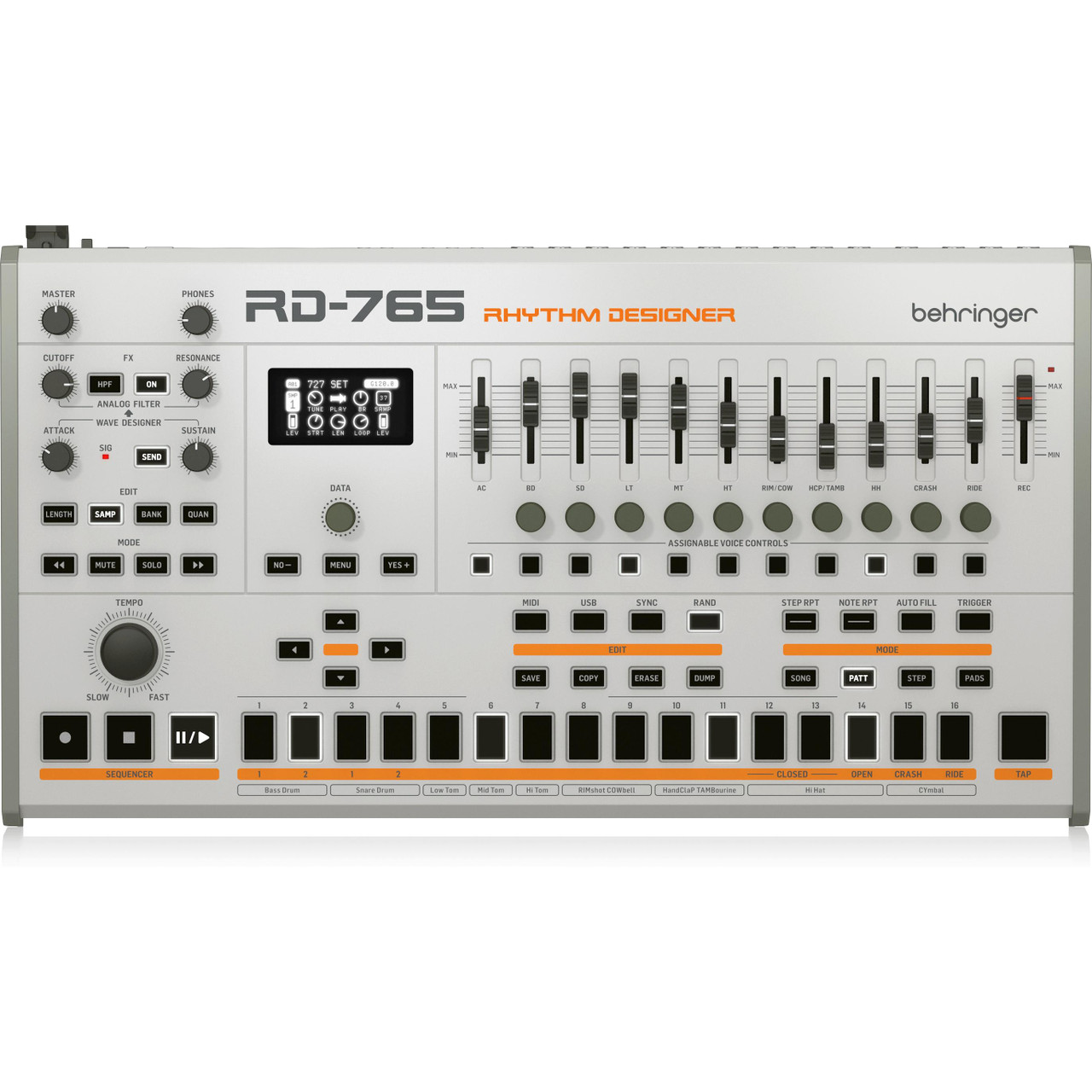 Behringer RD-765 Hybrid Sampling Drum Machine