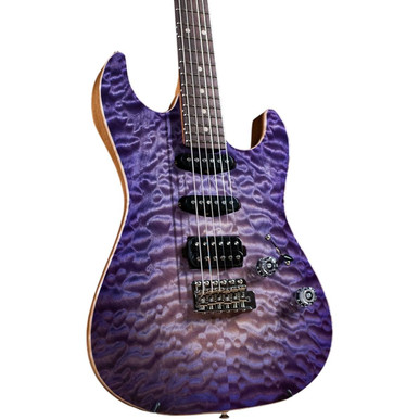 Patrick James Eggle 96 Drop-top Electric Guitar in Purple Burst