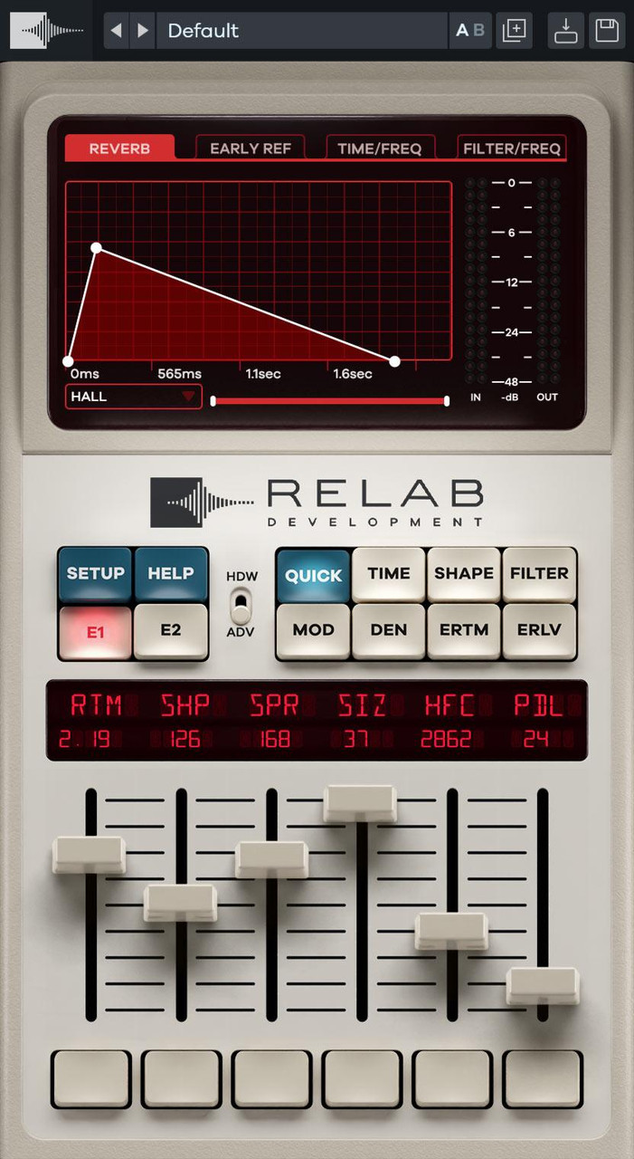 Relab Development LX480 Dual-Engine Reverb V4 - ESD