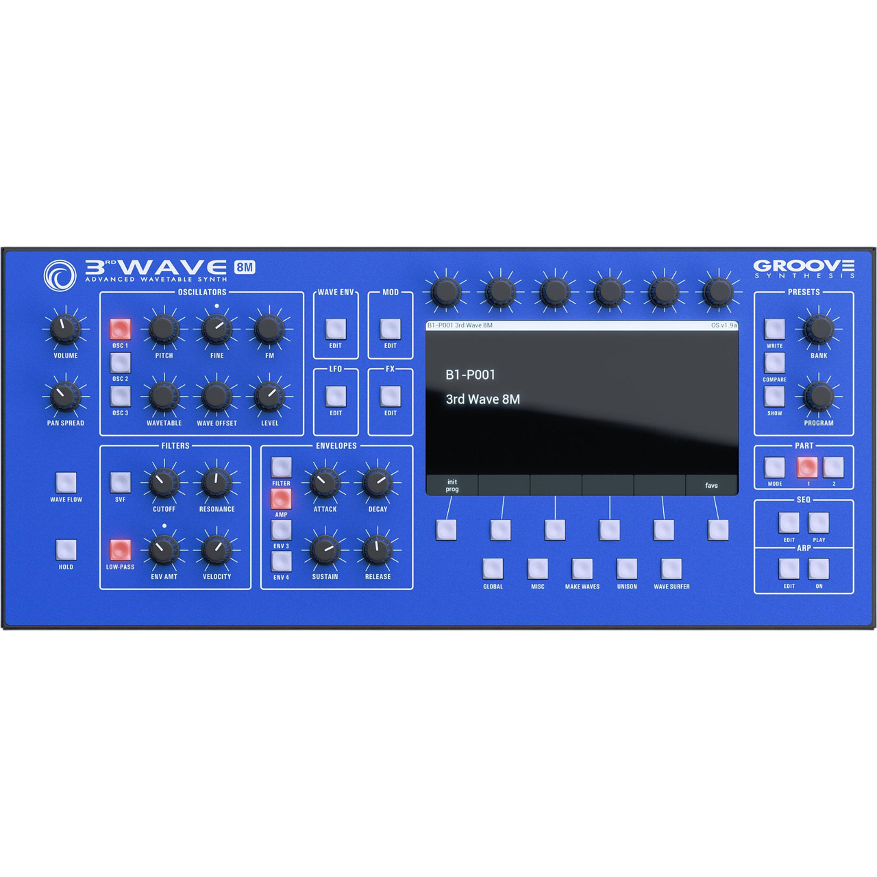 Groove Synthesis 3rd Wave Wavetable 8-Voice Synth Module