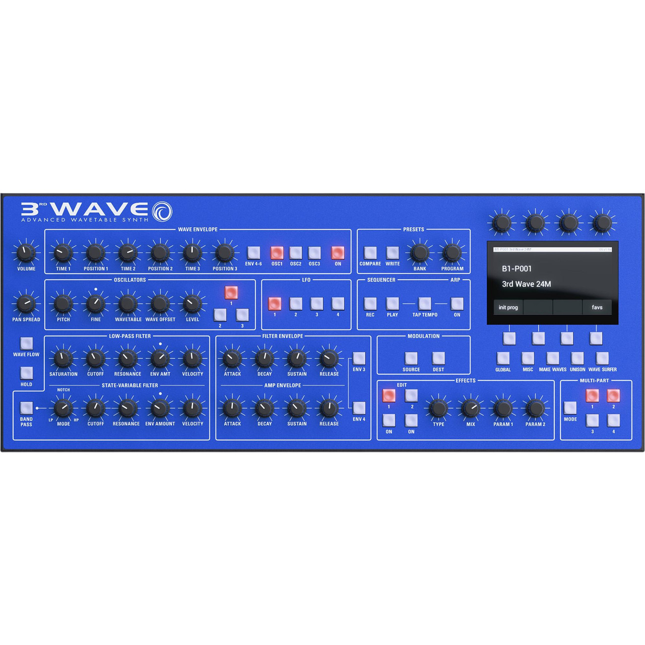 Groove Synthesis 3rd Wave Wave table 24-Voice Synth Module