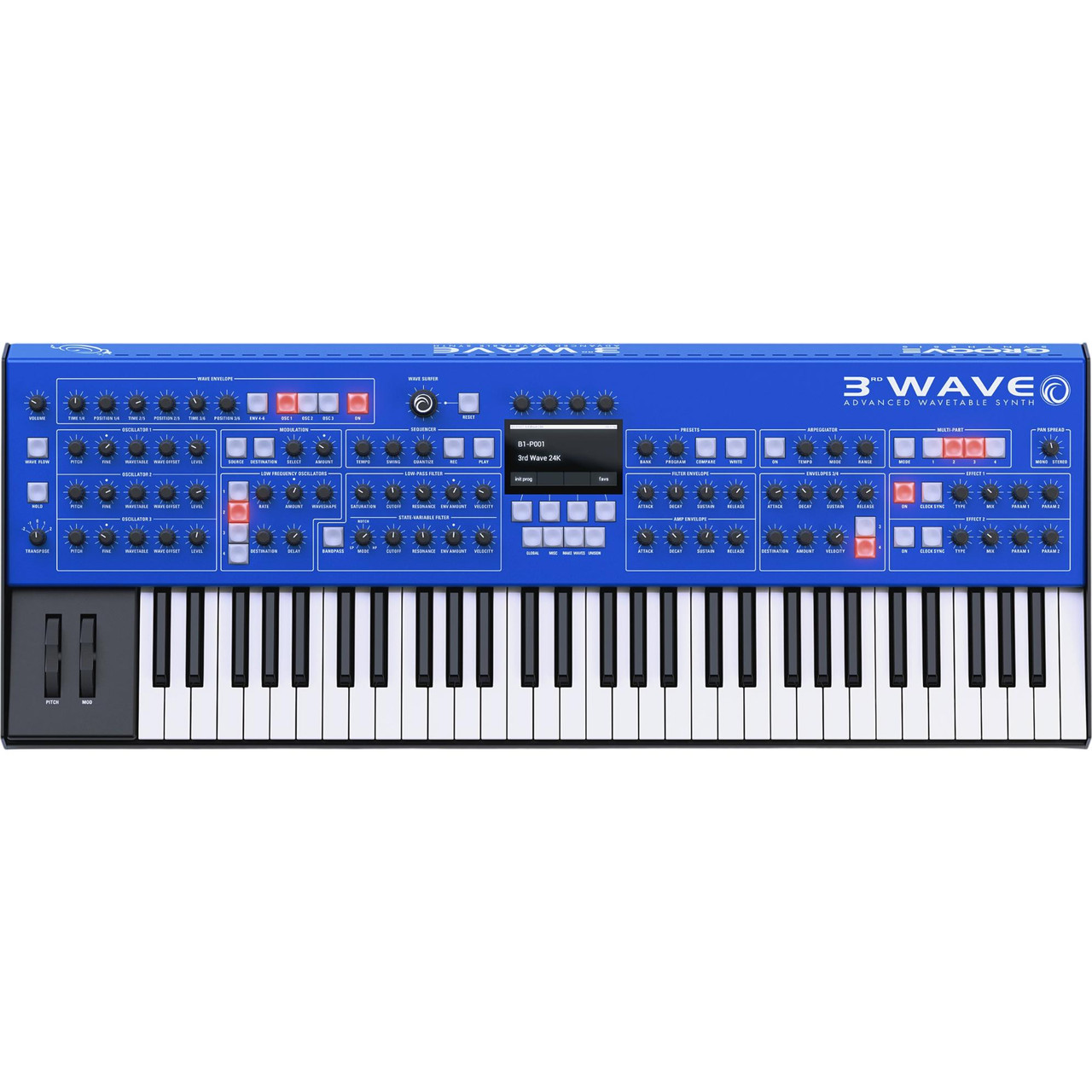 Groove Synthesis 3rd Wave 24 Wavetable Synthesizer Keyboard