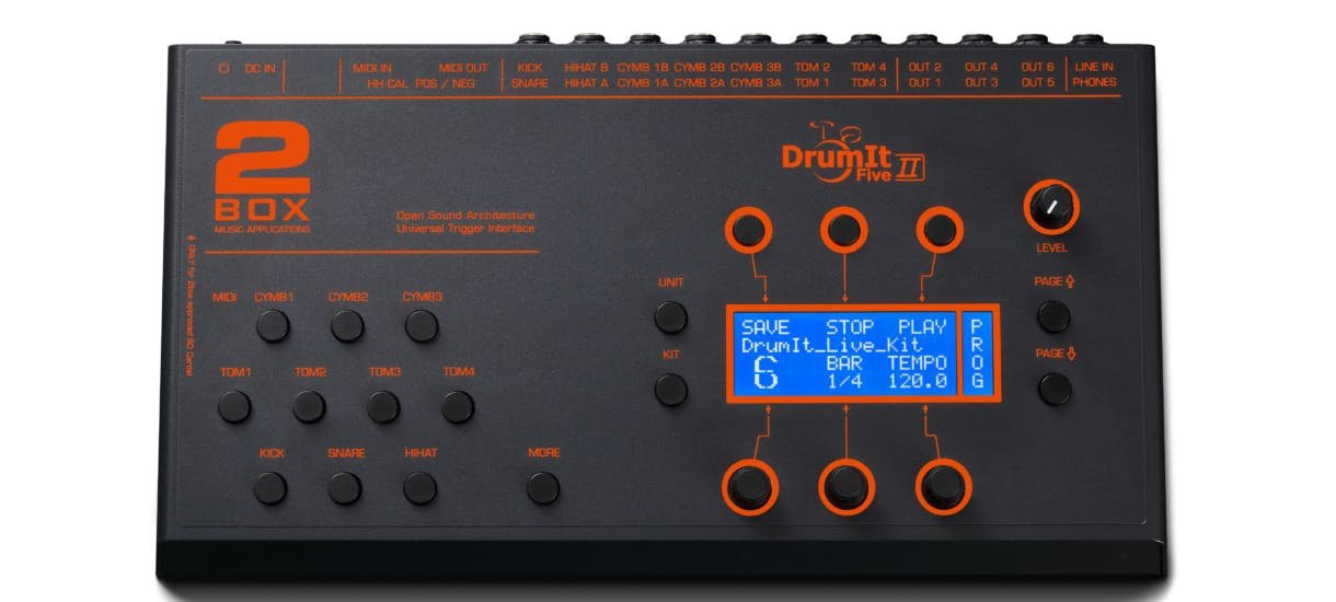 2Box DrumIt Five MKII Electronic Drum Kit Module 2Box DrumIt Five MKII Electronic Drum Kit Module