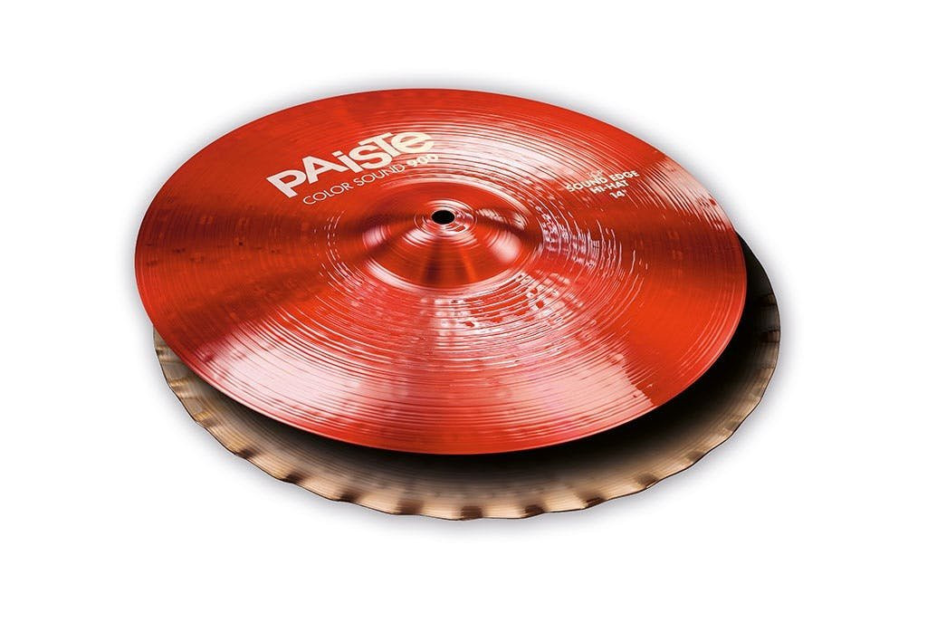 Paiste Color Sound 900 Red 14" Sound Edge Hats Paiste Color Sound 900 Red 14" Sound Edge Hats