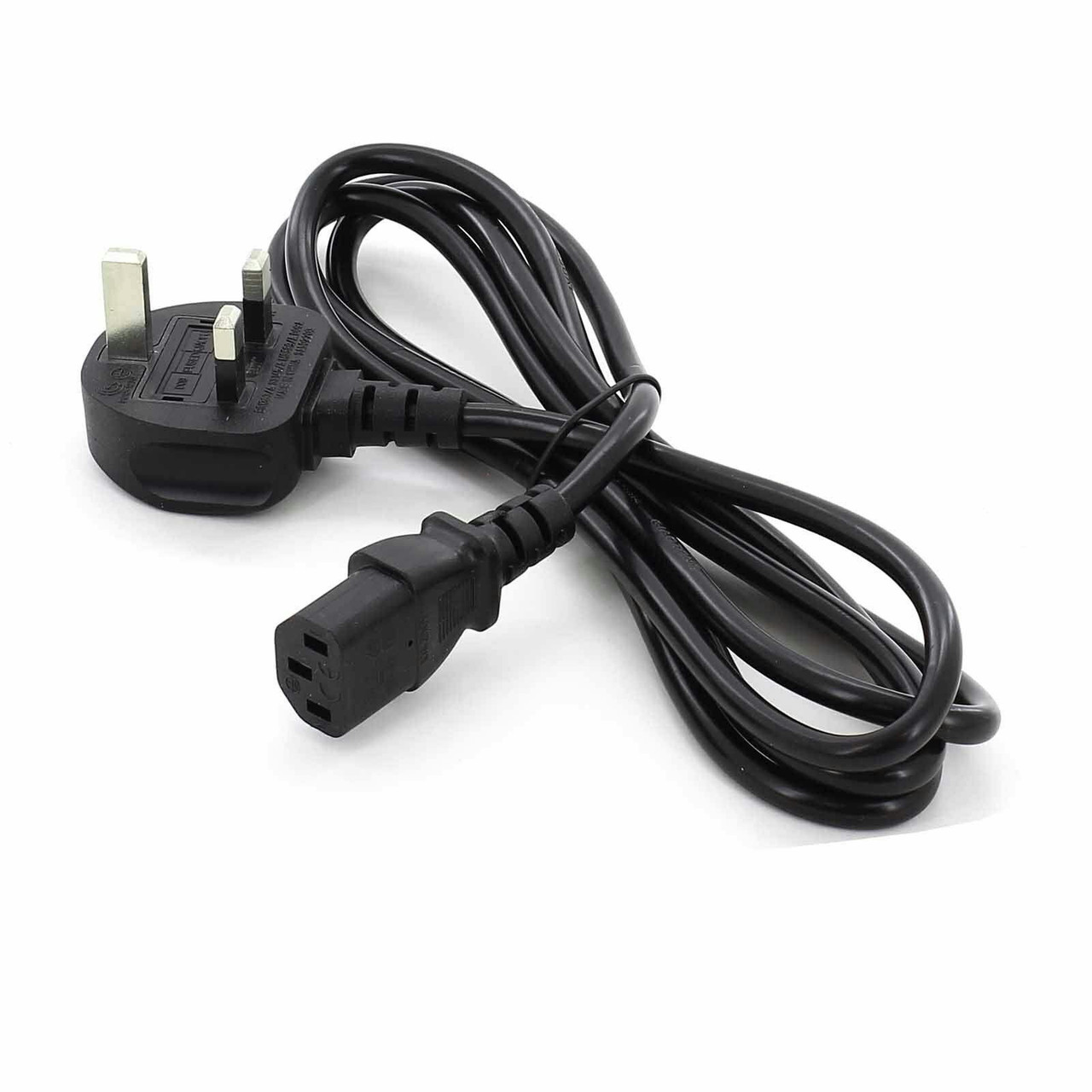 6a IEC Mains Kettle Lead Cable 2m