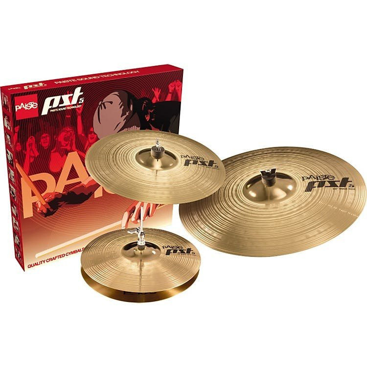 Paiste PST 5 New Rock Box Cymbal Set Paiste PST 5 New Rock Box Cymbal Set