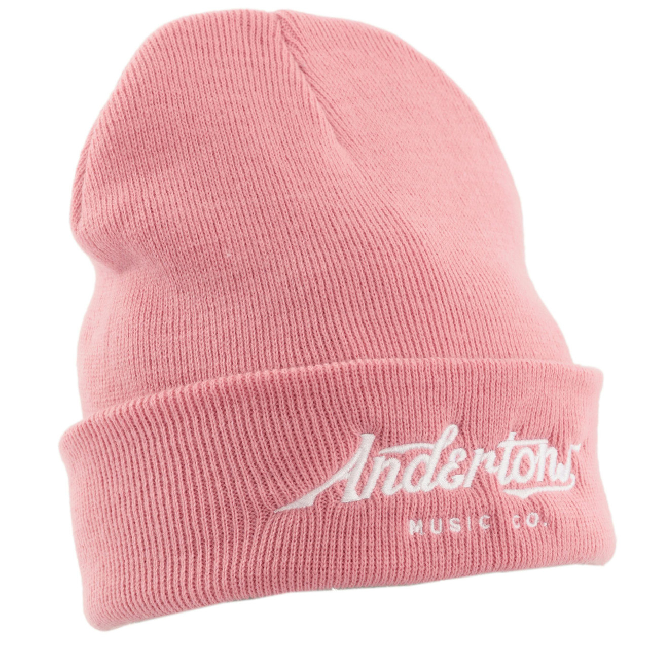 Andertons Music Co. Cuffed Beanie in Dusky Pink