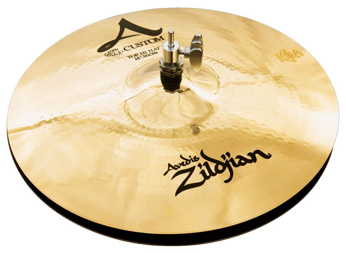 Zildjian 14" A Custom Hi-Hat Cymbals Zildjian 14" A Custom Hi-Hat Cymbals