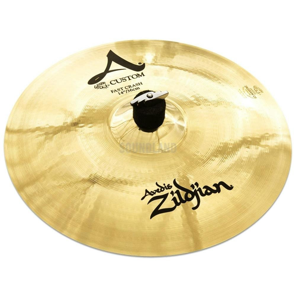 Zildjian 14" A Custom Fast Crash Cymbal Zildjian 14" A Custom Fast Crash Cymbal