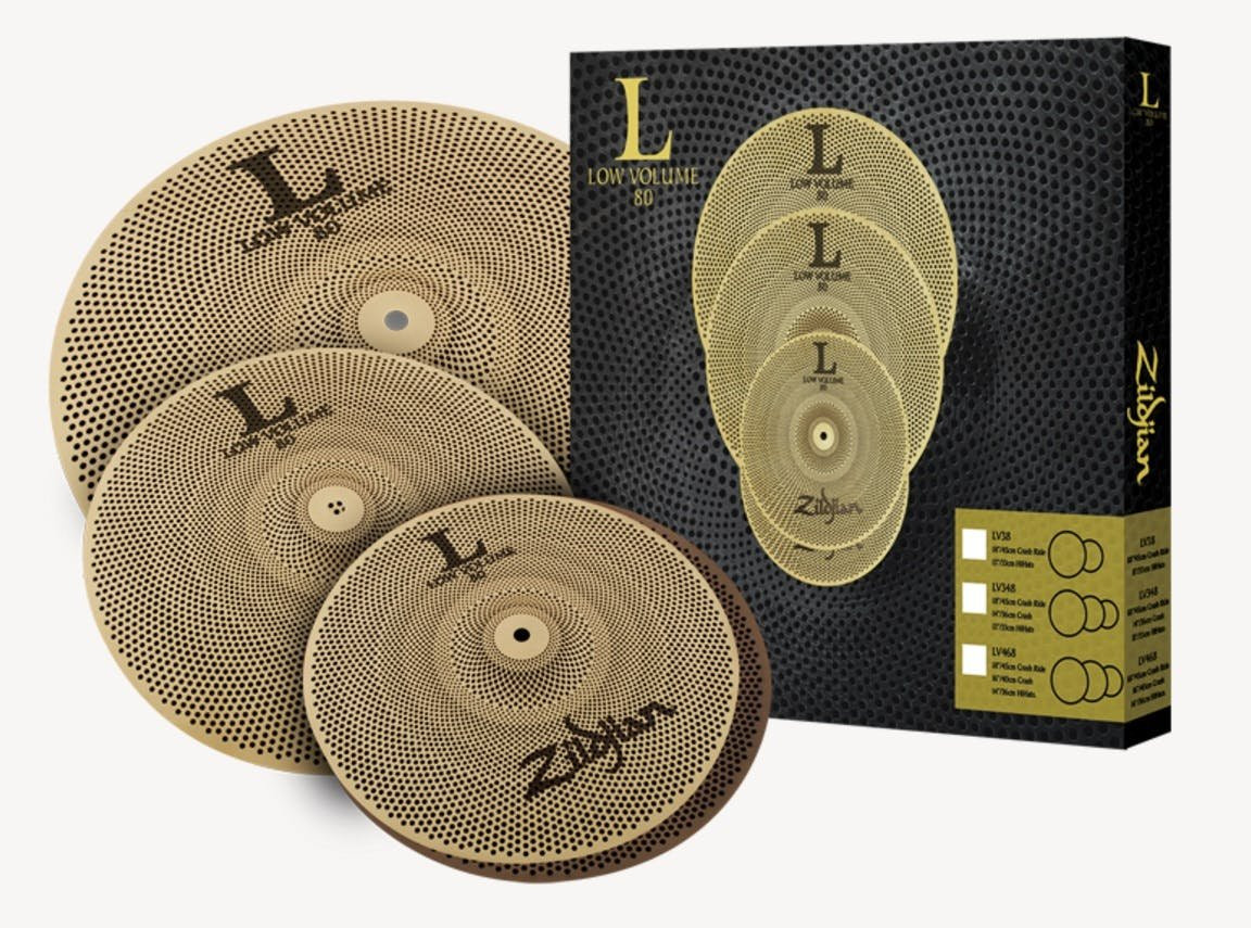 Zildjian L80 Low Volume 348 Cymbal Box Set Zildjian L80 Low Volume 348 Cymbal Box Set