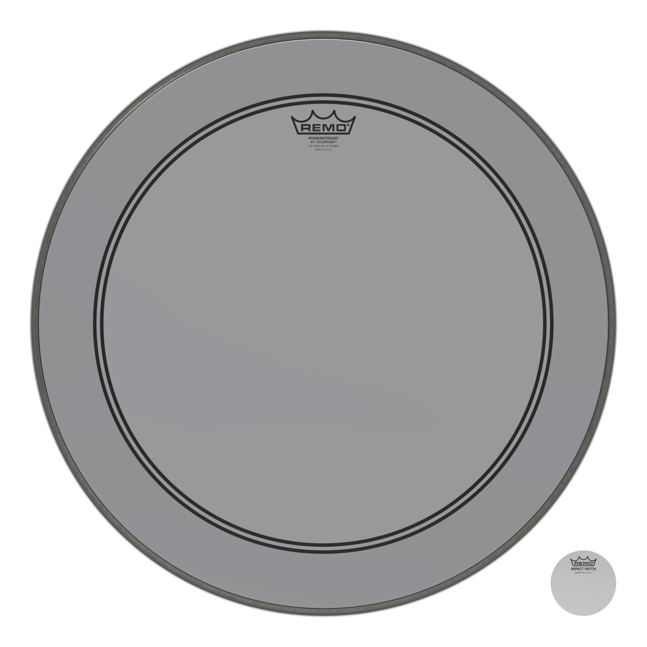 Remo Powerstroke 3 Colortone Bass Drum Head - Smoke - 22" Remo Powerstroke 3 Colortone Bass Drum Head - Smoke - 22"