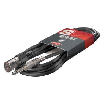 Andertons Pro Sound 6.3mm Mono Jack to Male XLR 3m Andertons Pro Sound 6.3mm Mono Jack to Male XLR 3m