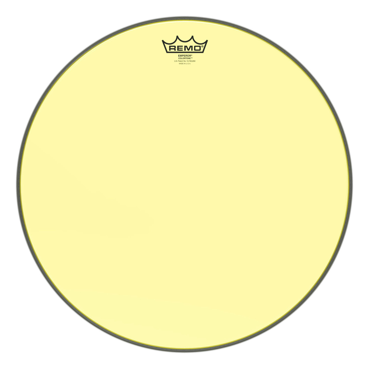 Remo Emperor Colortone Batter Drum Head - Yellow - 18"