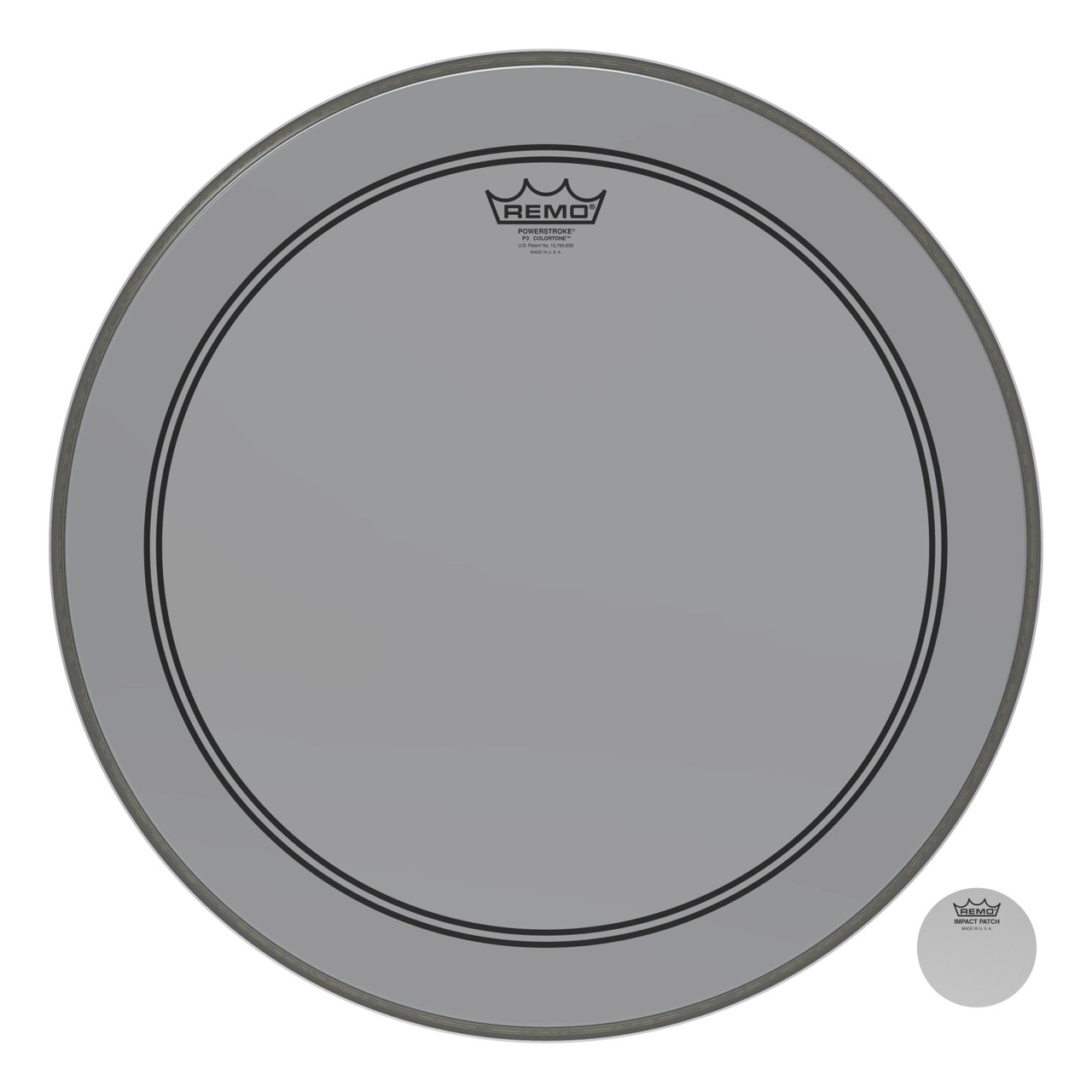 Remo Powerstroke 3 Colortone Bass Drum Head - Smoke - 20" Remo Powerstroke 3 Colortone Bass Drum Head - Smoke - 20"