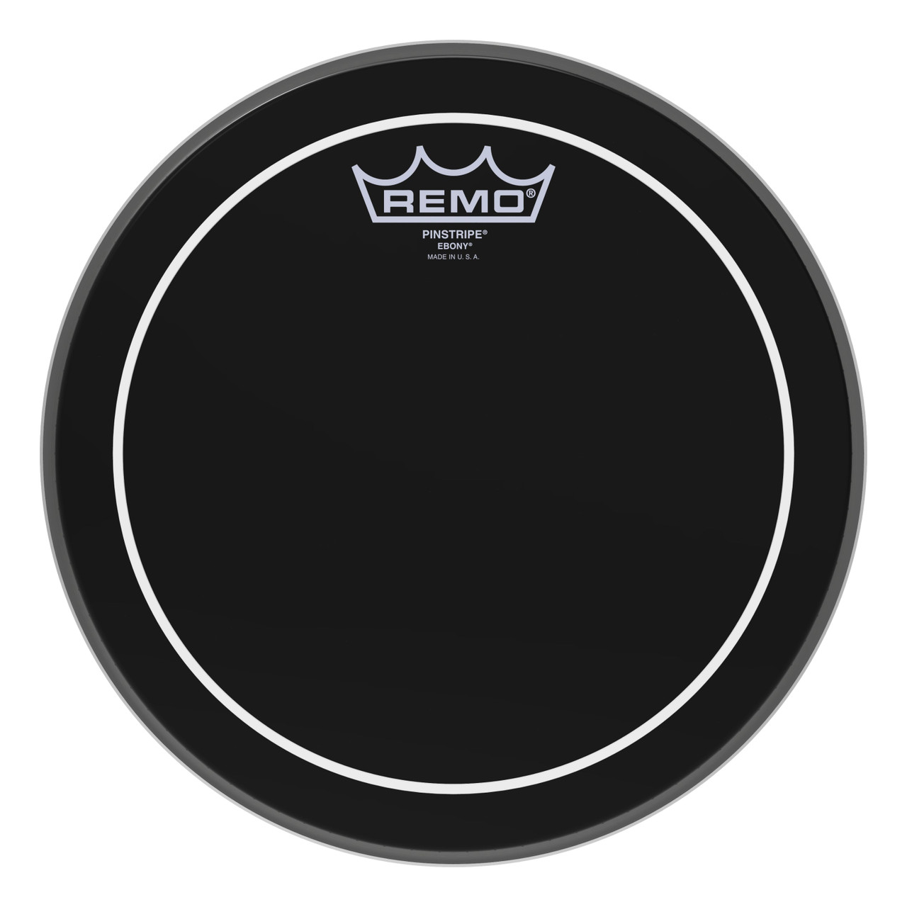 Remo 10" Ebony Pinstripe Tom / Snare Head Remo 10" Ebony Pinstripe Tom / Snare Head