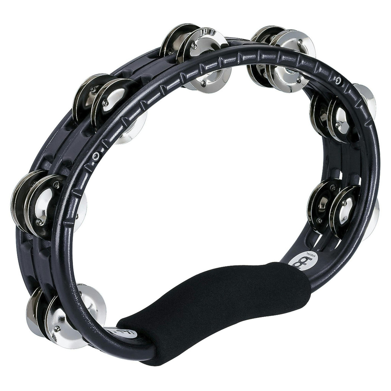 Meinl ABS Tambourine with Steel Jingles in Black
