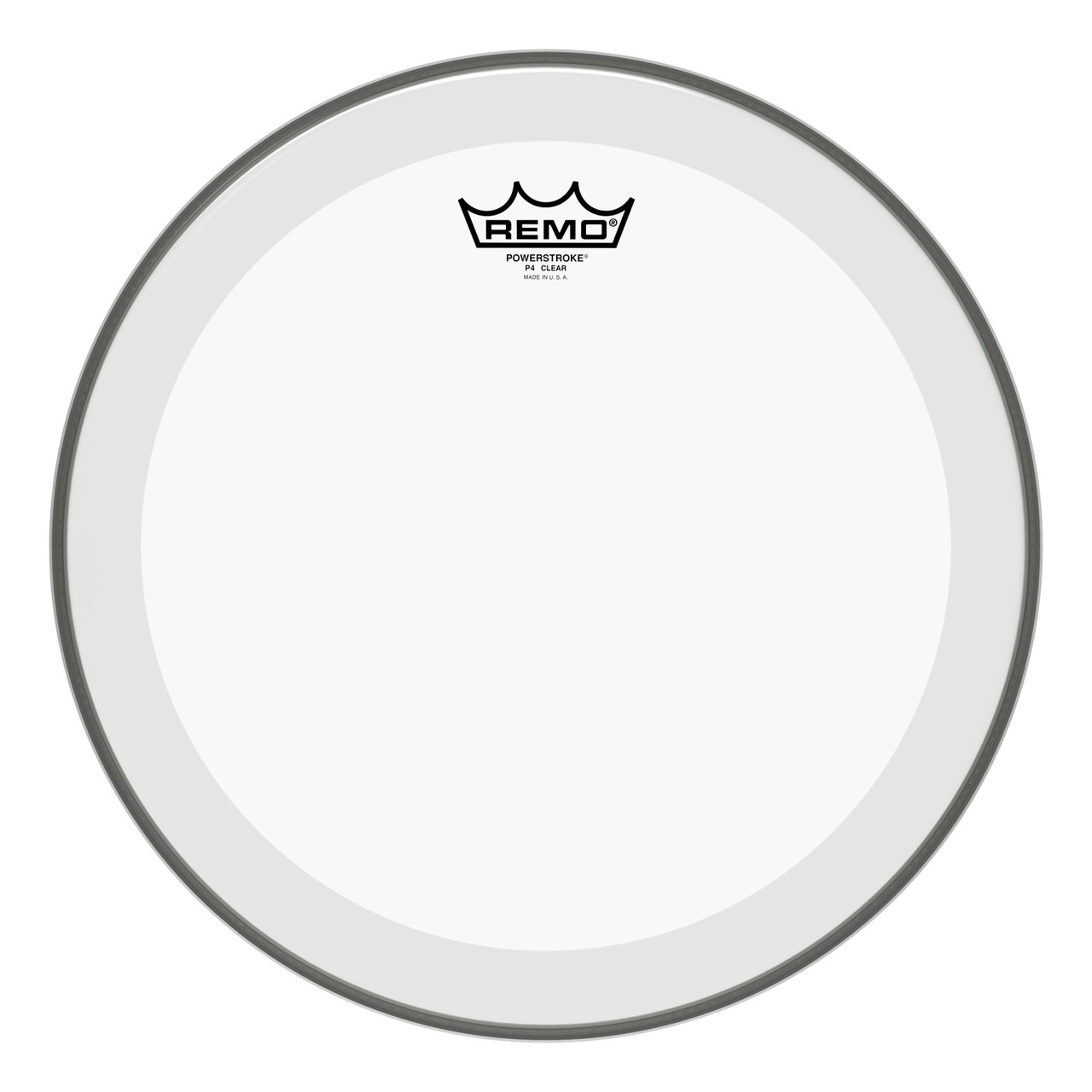 Remo 14" Powerstroke 4 Clear Tom / Snare / Floor Tom Head with Double Layer Remo 14" Powerstroke 4 Clear Tom / Snare / Floor Tom Head with Double Layer