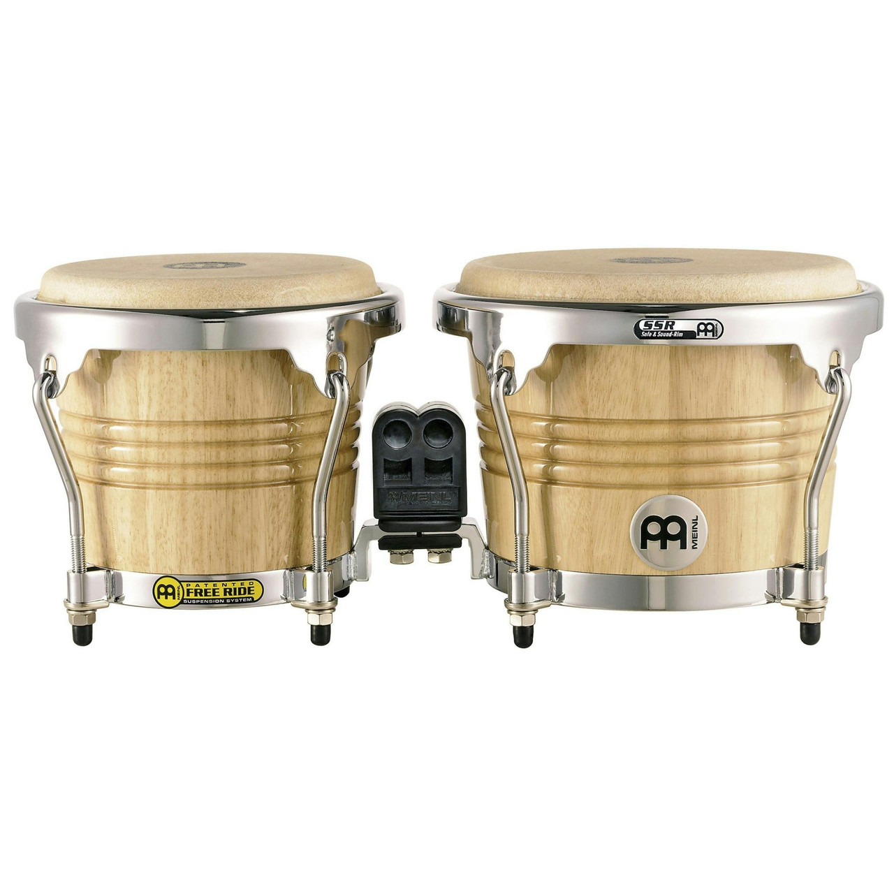 Meinl 6.75" & 8" Free Ride Series Bongos in Natural Meinl 6.75" & 8" Free Ride Series Bongos in Natural