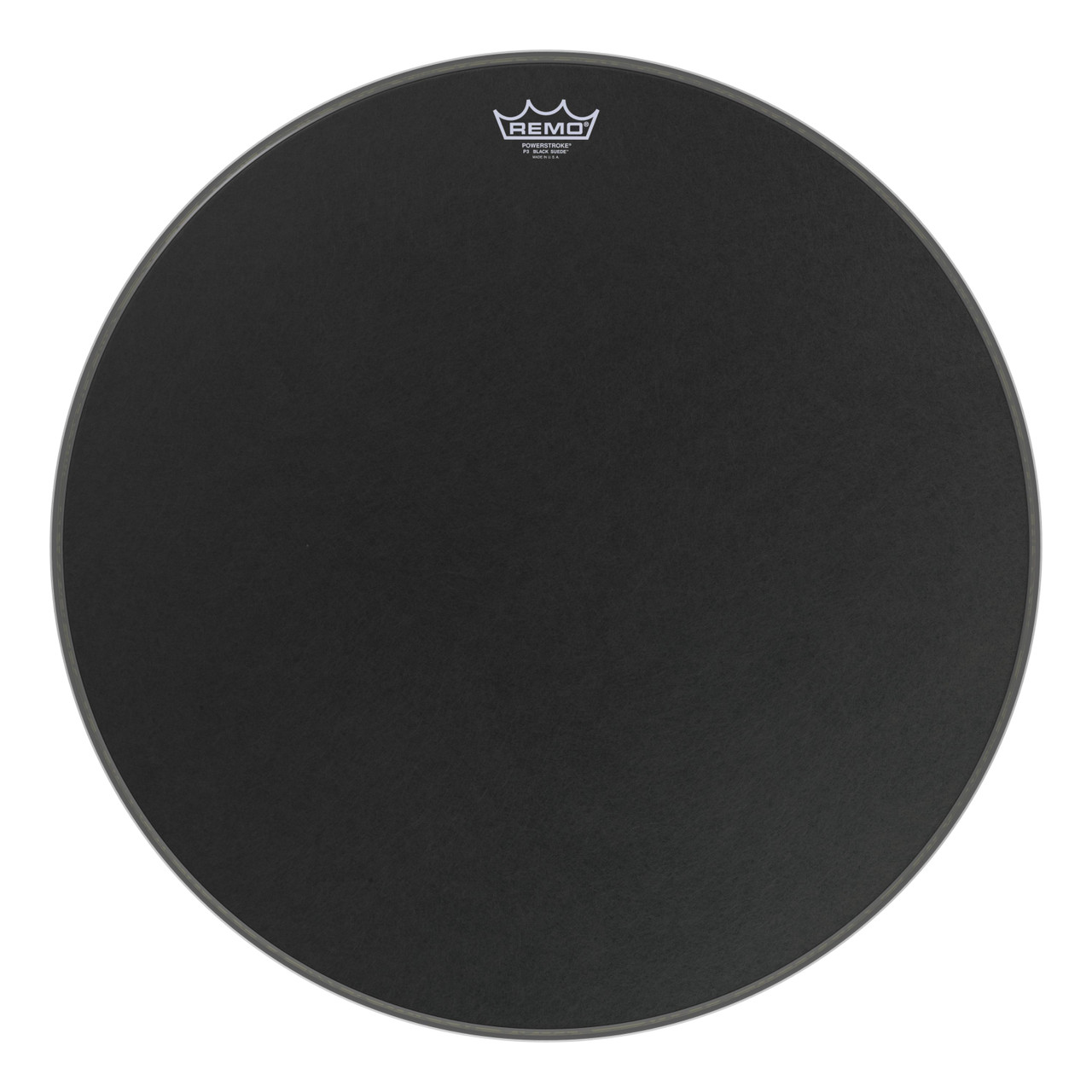 Remo Powerstroke 3 Black Suede Bass Drum Head - 24" Remo Powerstroke 3 Black Suede Bass Drum Head - 24"