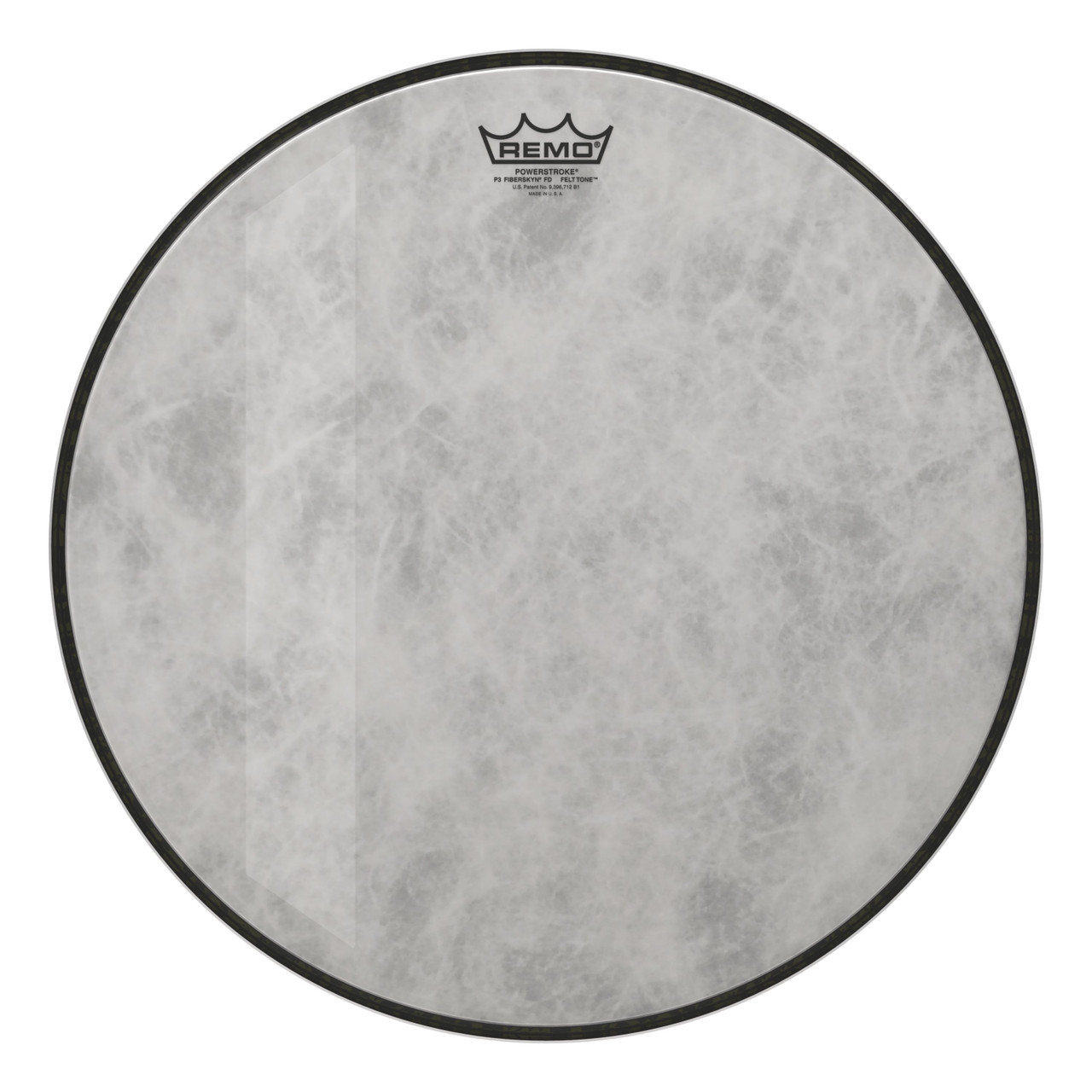 Remo Powerstroke 3 Fiberskyn Diplomat Felt Tone Bass Drum Head -18" Remo Powerstroke 3 Fiberskyn Diplomat Felt Tone Bass Drum Head -18"
