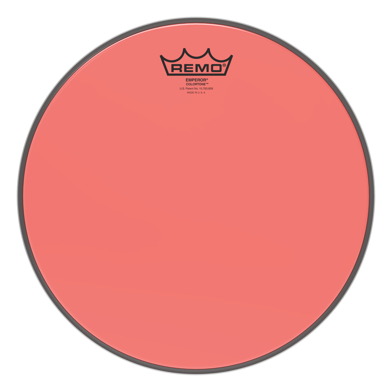 Remo Emperor Colortone Batter Drum Head - Red - 12" Remo Emperor Colortone Batter Drum Head - Red - 12"