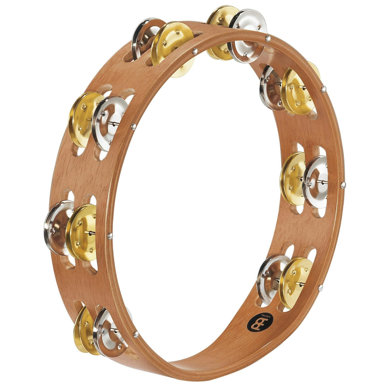 Meinl 2 Row Studio Tambourine in Wood Meinl 2 Row Studio Tambourine in Wood