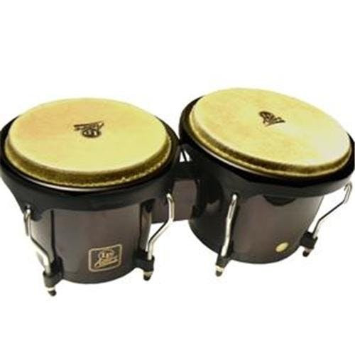LP Aspire Wood Bongos Dark Wood with Black Hardware LP Aspire Wood Bongos Dark Wood with Black Hardware