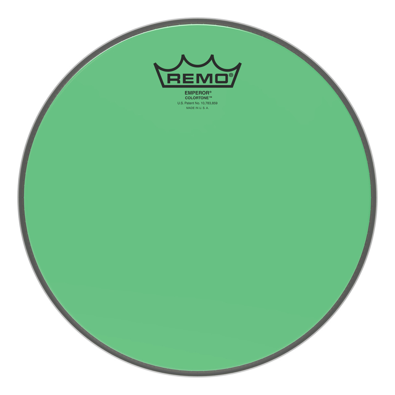 Remo Emperor Colortone Batter Drum Head - Green - 10" Remo Emperor Colortone Batter Drum Head - Green - 10"