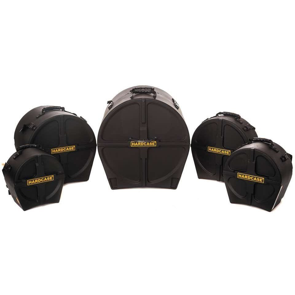 Hardcase Fusion Case Set 14 Sn, 10 & 12 Toms, 14 Floor & 20 Bass