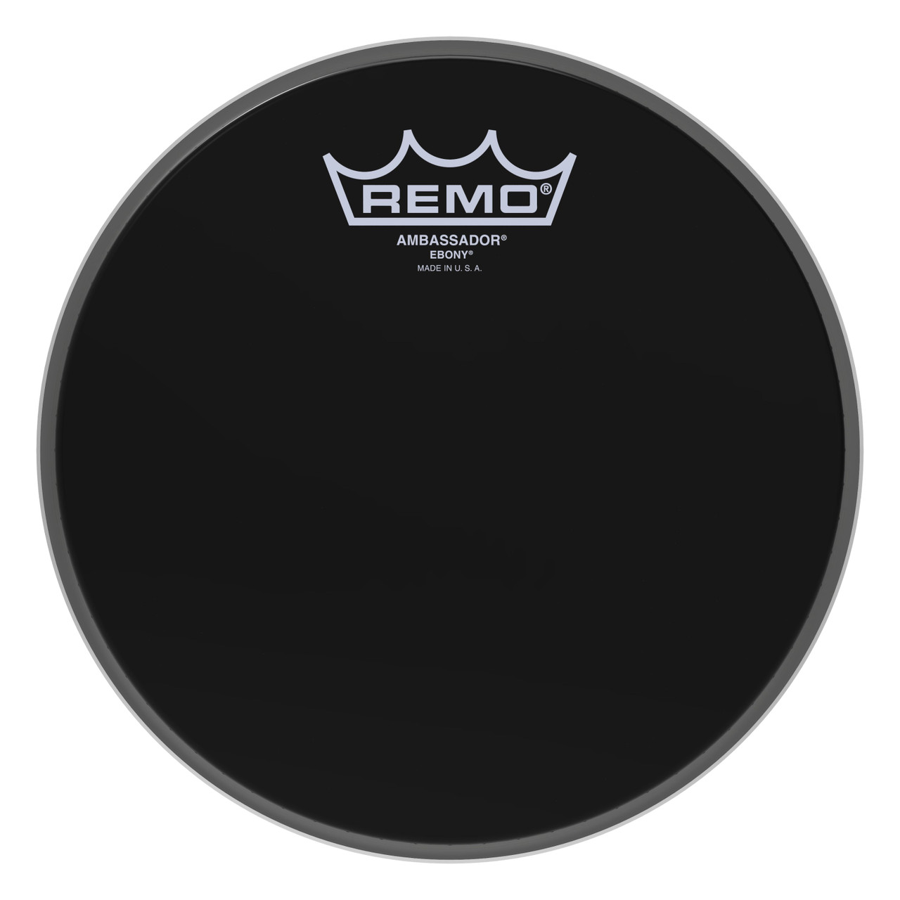 Remo 8" Ebony Ambassador Tom Head Remo 8" Ebony Ambassador Tom Head