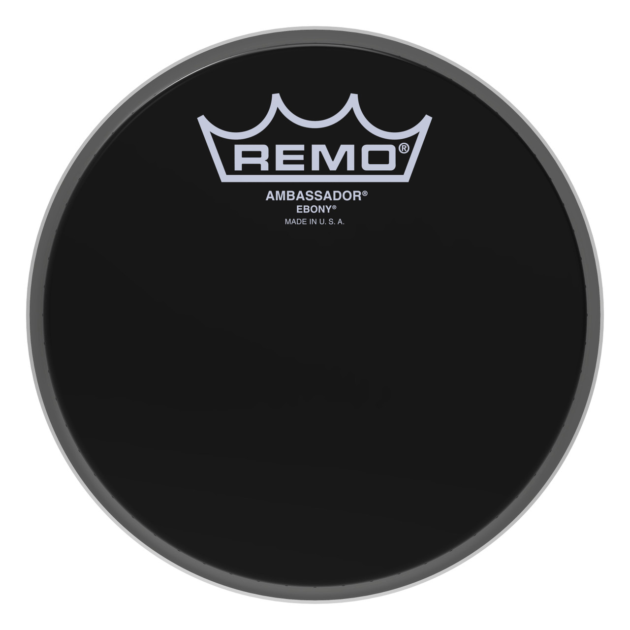 Remo 6" Ebony Ambassador Tom Head Remo 6" Ebony Ambassador Tom Head