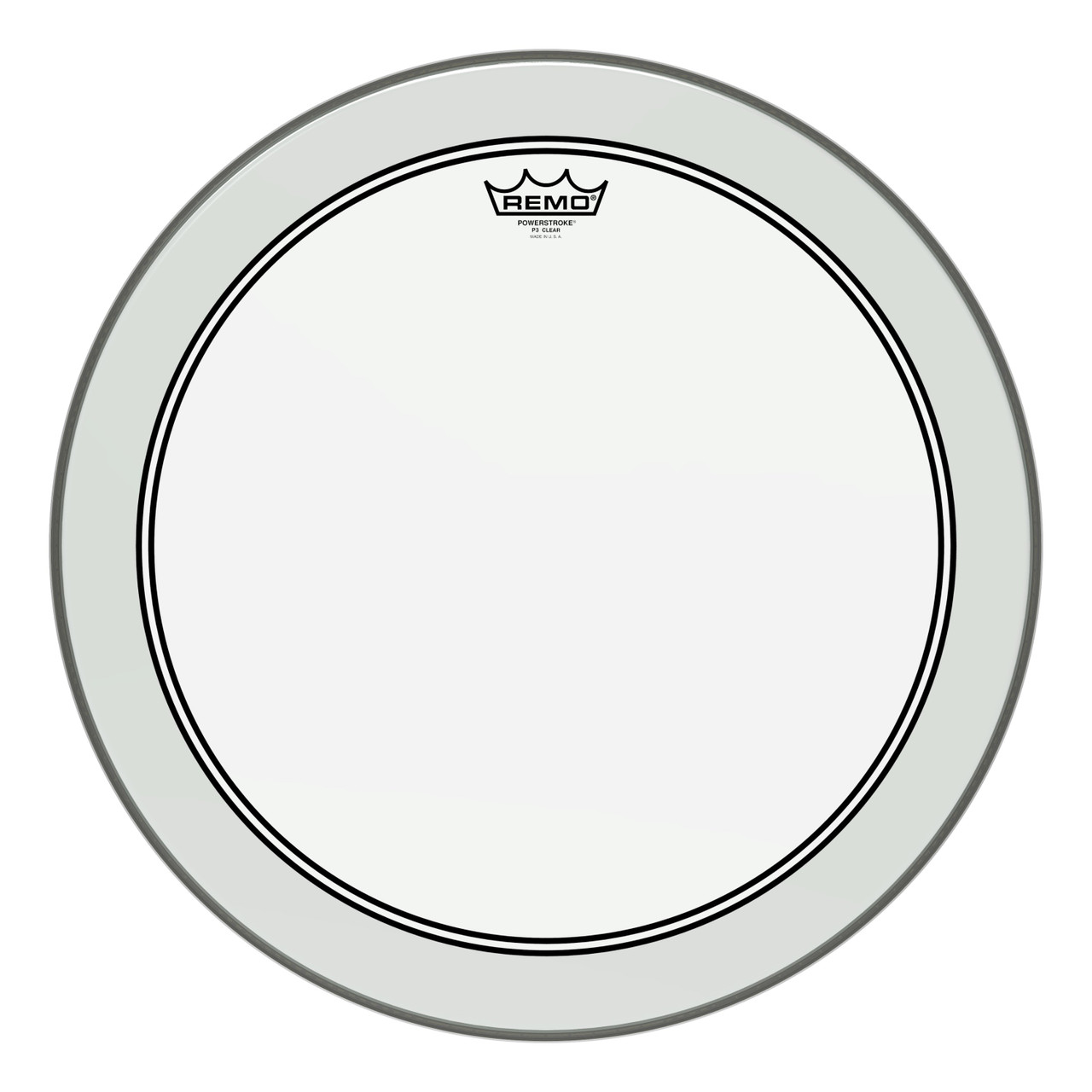 Remo 18" Powerstroke 3 Ambassador Clear Bass Drum Head Remo 18" Powerstroke 3 Ambassador Clear Bass Drum Head