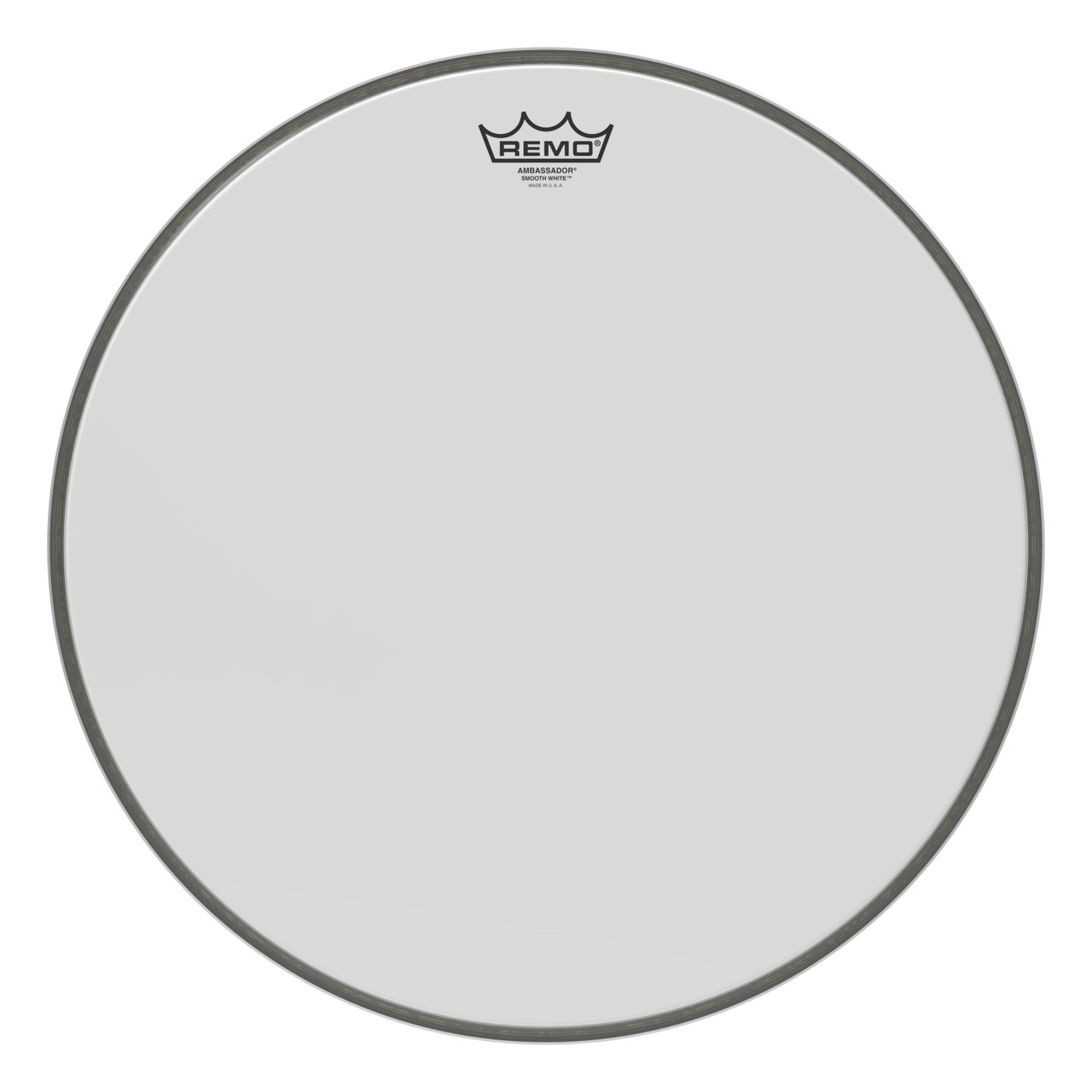 Remo 18" Ambassador Smooth White Bass Drum Head Remo 18" Ambassador Smooth White Bass Drum Head