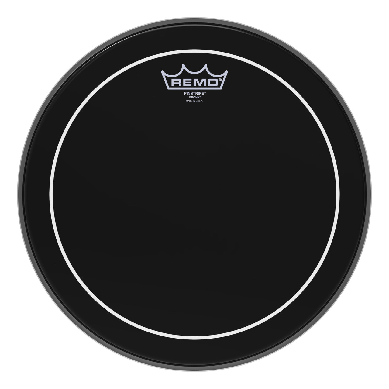 Remo 13" Ebony Pinstripe Tom / Snare Head Remo 13" Ebony Pinstripe Tom / Snare Head