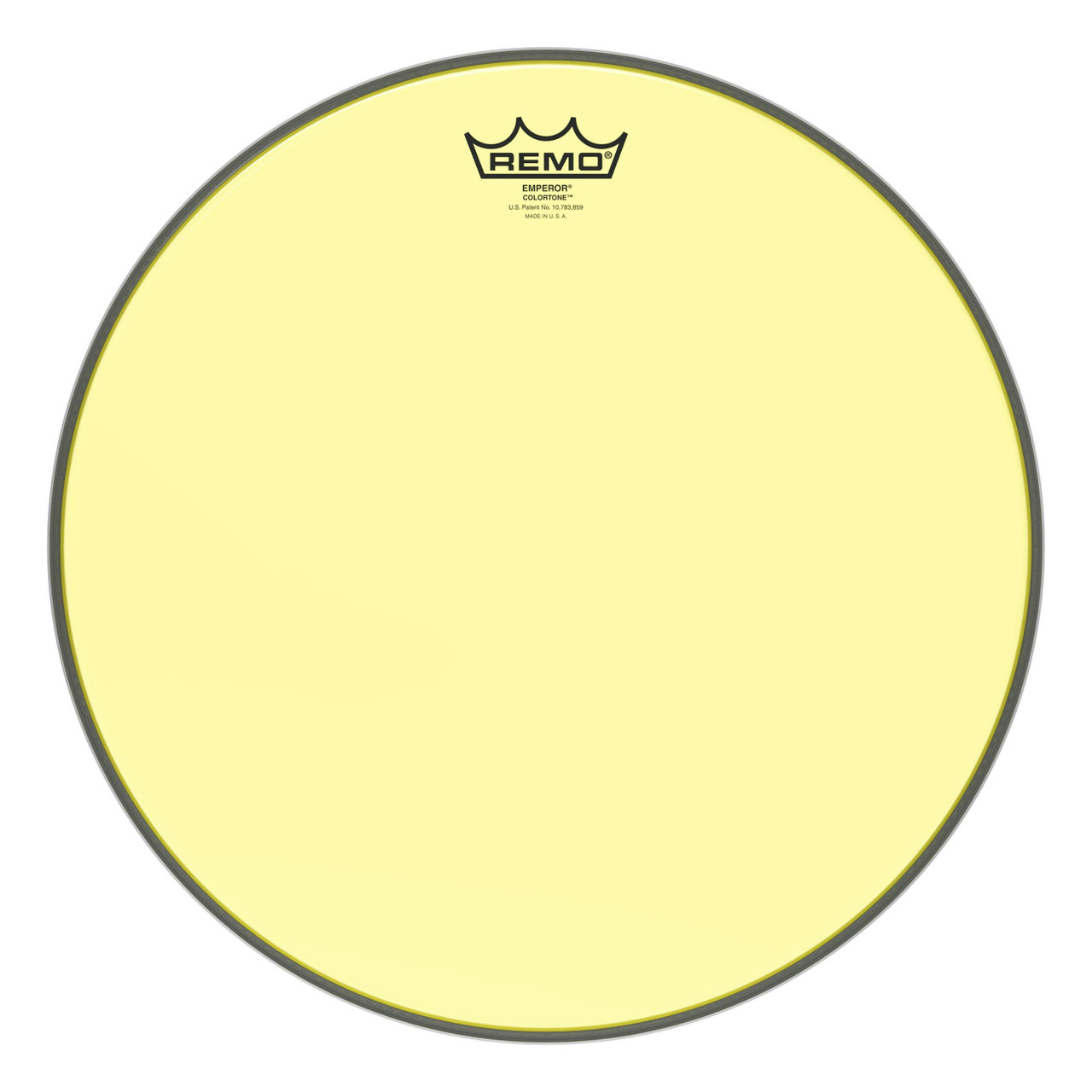 Remo Emperor Colortone Batter Drum Head - Yellow - 15"