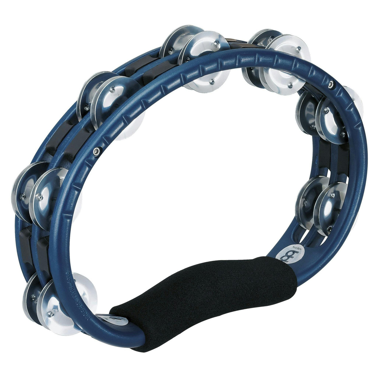 Meinl ABS Tambourine with Aluminum Jingles in Blue Meinl ABS Tambourine with Aluminum Jingles in Blue