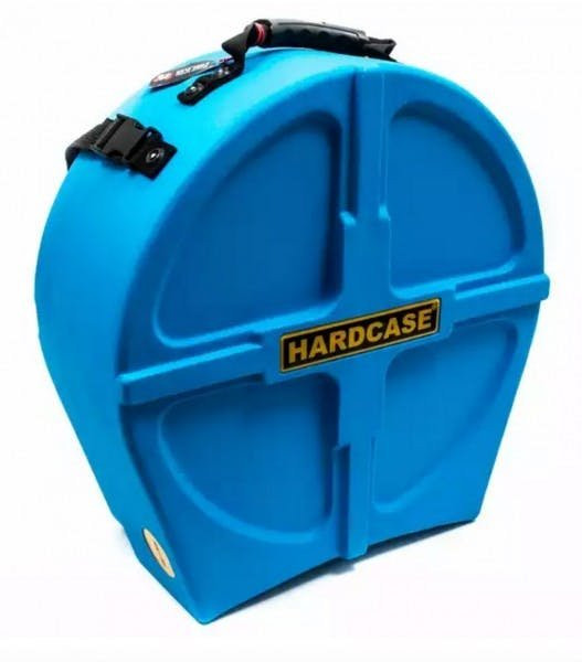 Hardcase 14" Floor Tom Case Fully Lined in Light Blue