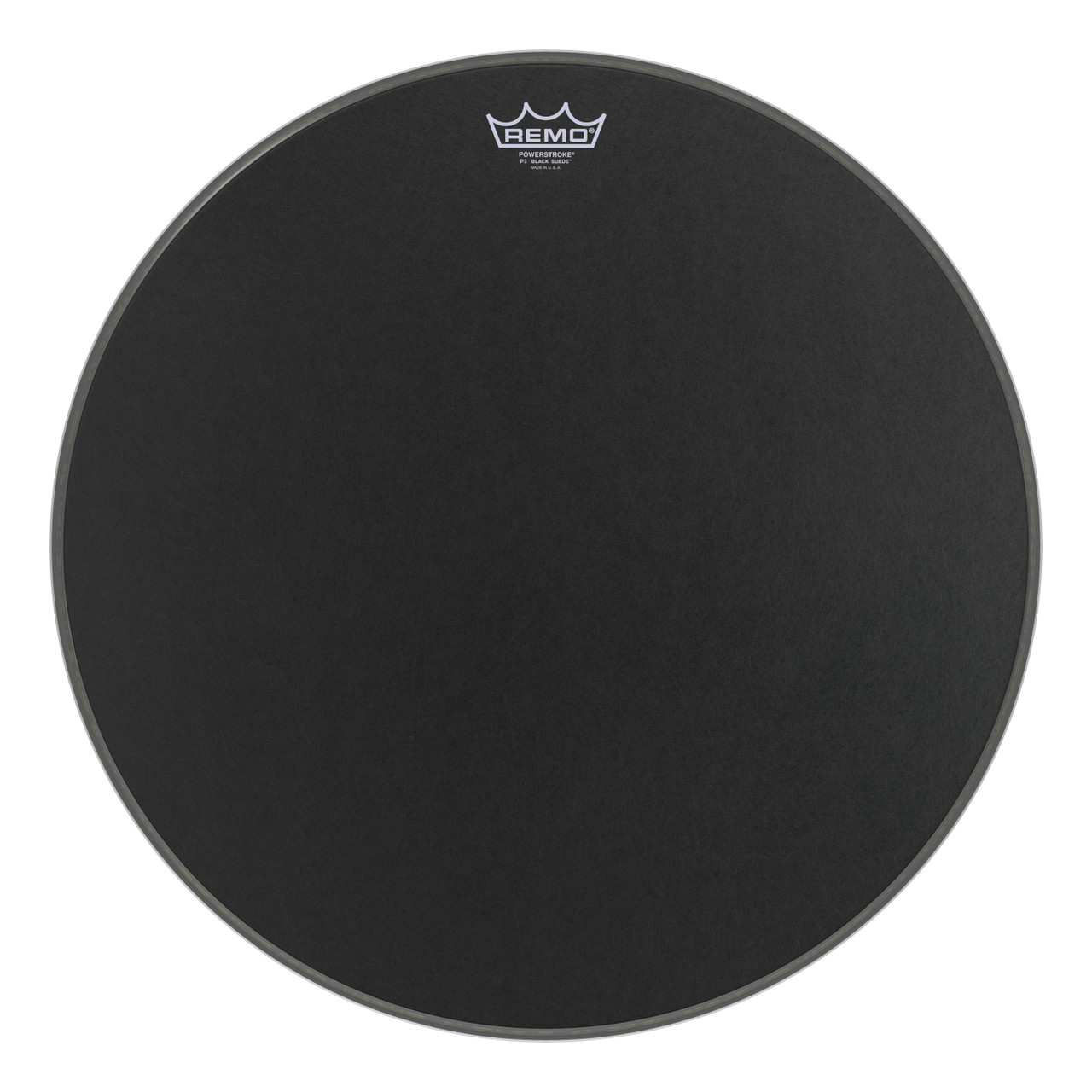 Remo 22" Powerstroke 3 Black Suede Bass Drum Head Remo 22" Powerstroke 3 Black Suede Bass Drum Head