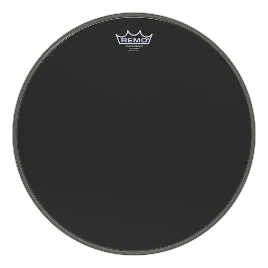 Remo 16" Powerstroke 3 Ebony Bass Drum Head Remo 16" Powerstroke 3 Ebony Bass Drum Head